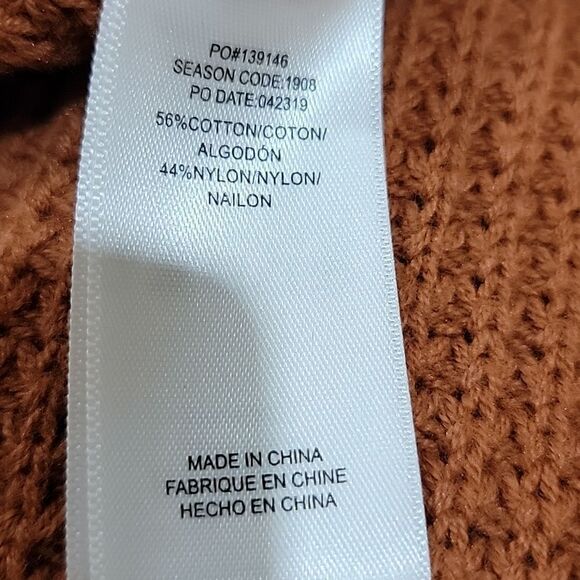 Splendid Waffle knit cowl neck sweater. - Picture 7 of 8